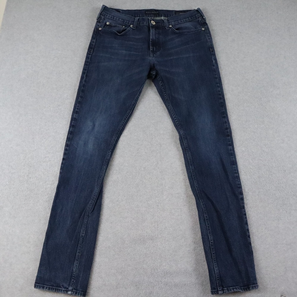 Bullhead Jeans Mens 32x32 Skinny 5-Pocket Stretch‎ Flex Denim Dark Wash Blue